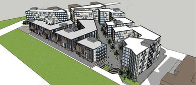 精品工业产业创业园规划 融合SU模型设计与艺术美学的工业建筑新典范